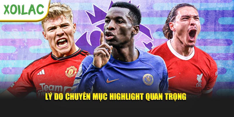 Lý do chuyên mục highlight quan trọng