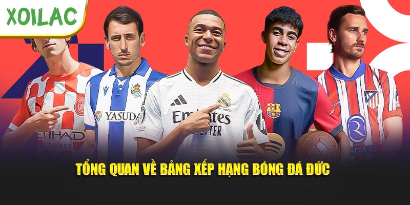 Tổng quan về bảng xếp hạng bóng đá Đức